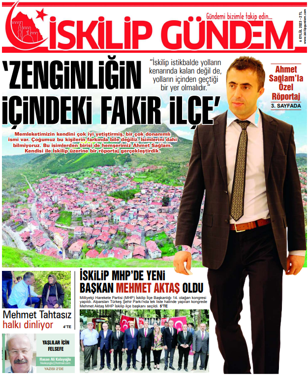 Ahmet Sağlam, İskilip - zenginliğin içindeki fakir ilçe.